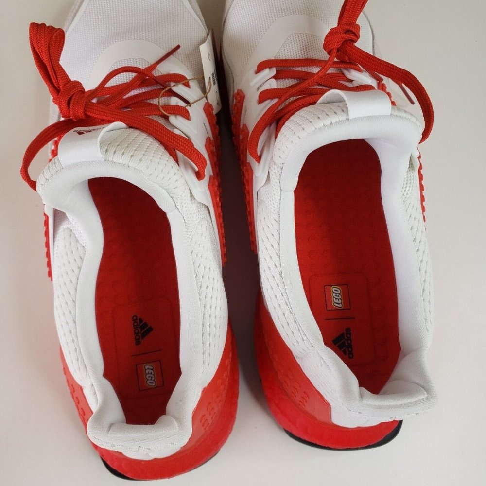 Adidas UltraBoost DNA x Lego ‘Color Pack Red’ Running Shoes Men's SZ 10.5 H67755 - Picture 12 of 15